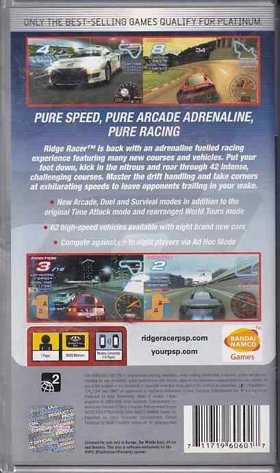 Ridge Racer 2 - Platinum - PSP (B Grade) (Genbrug)